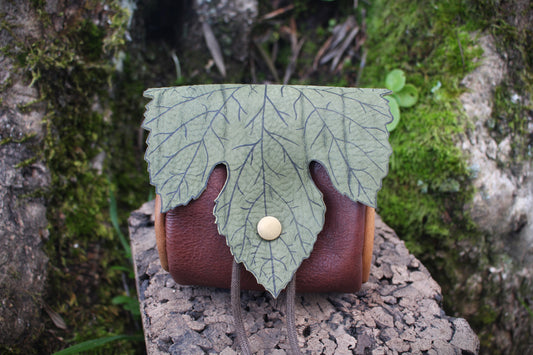 Leafy Belt Pouch