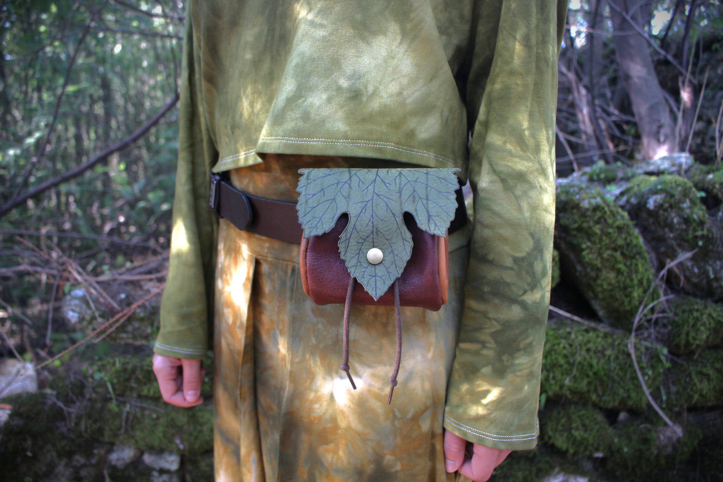 Leafy Belt Pouch