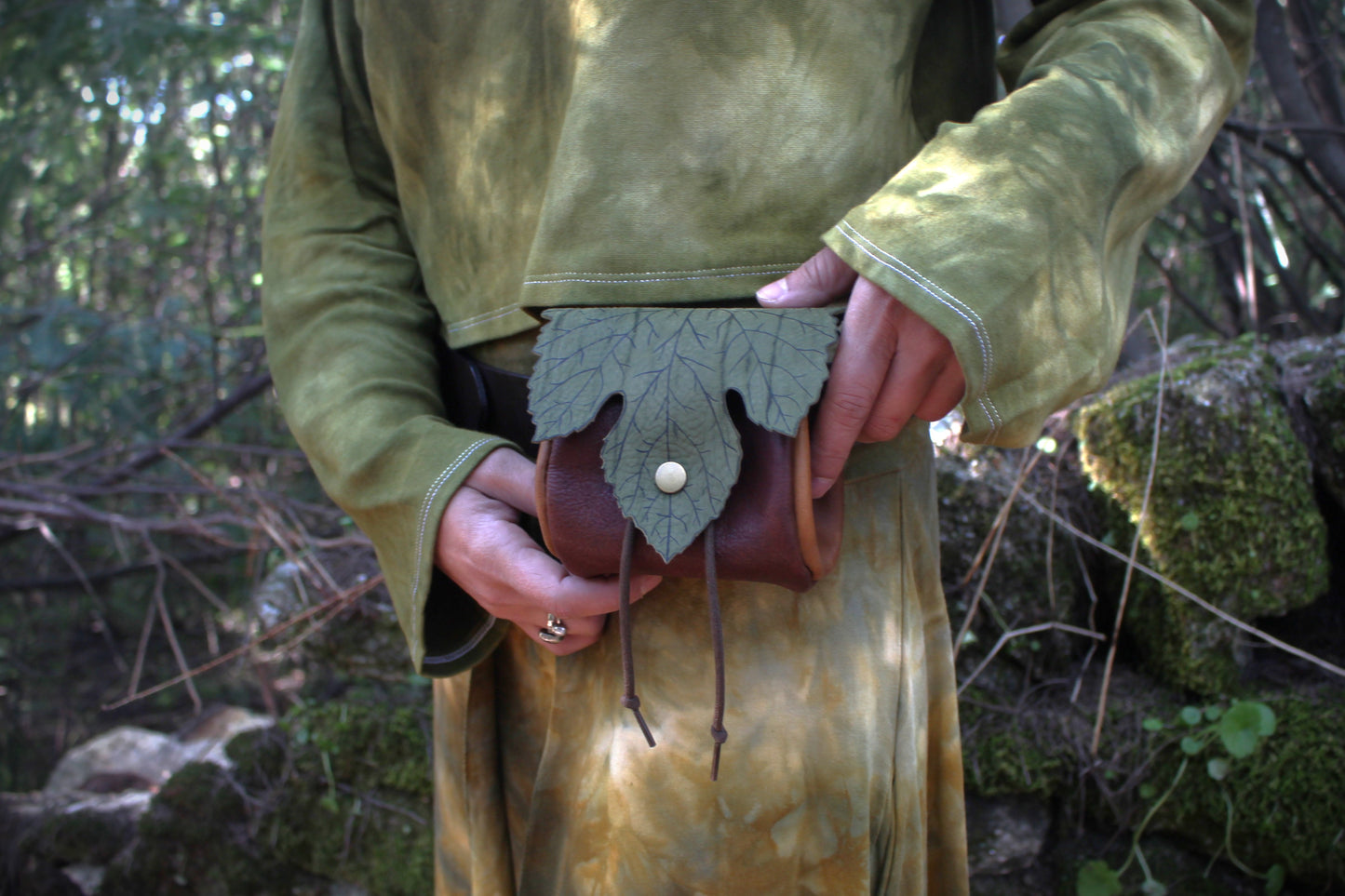 Leafy Belt Pouch