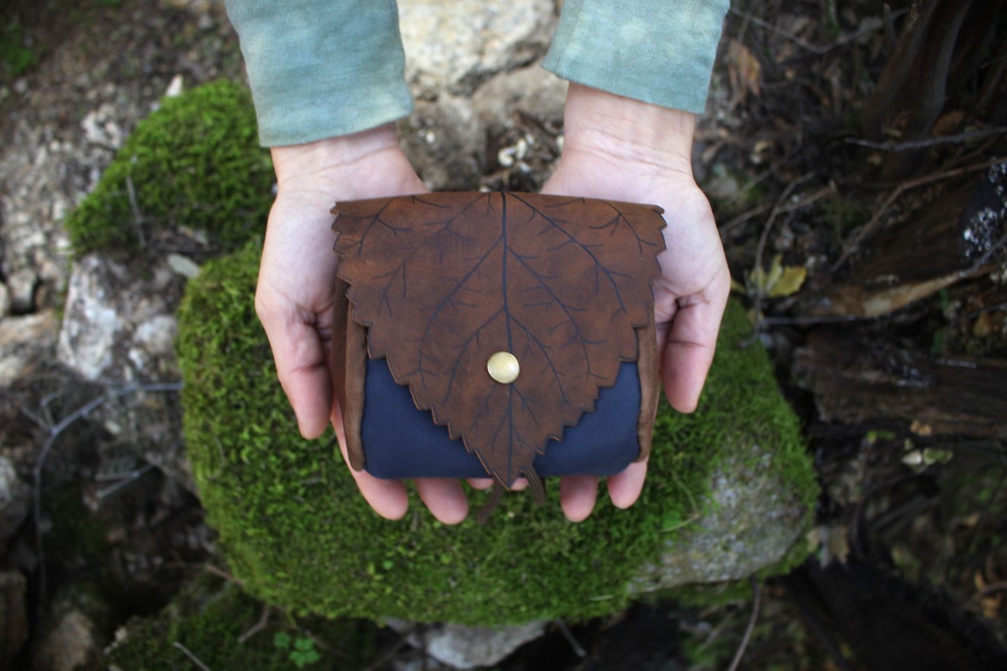 Leafy Belt Pouch