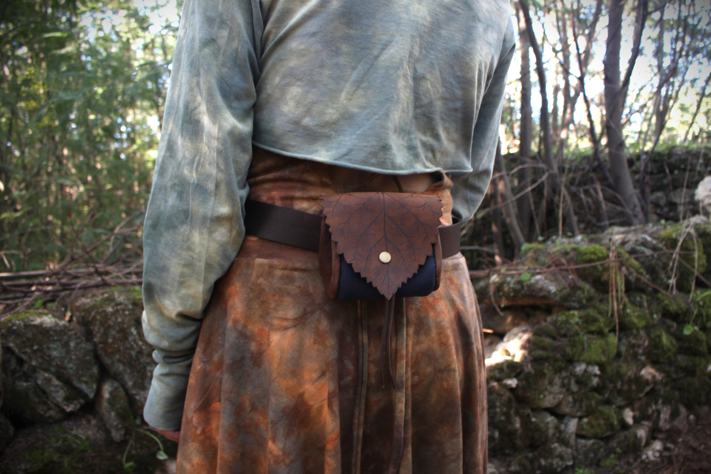 Leafy Belt Pouch