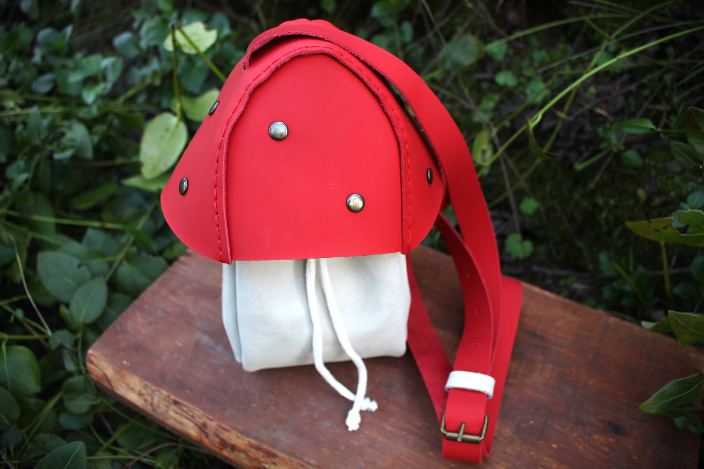 Toadstool Mushroom Shoulder Purse