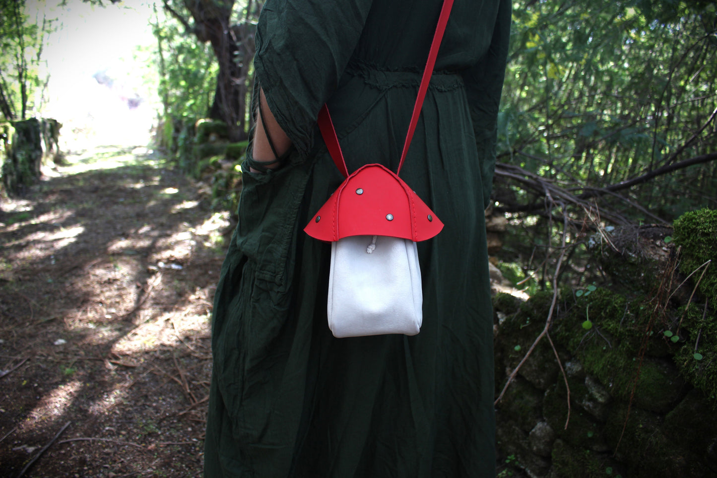Toadstool Mushroom Shoulder Purse
