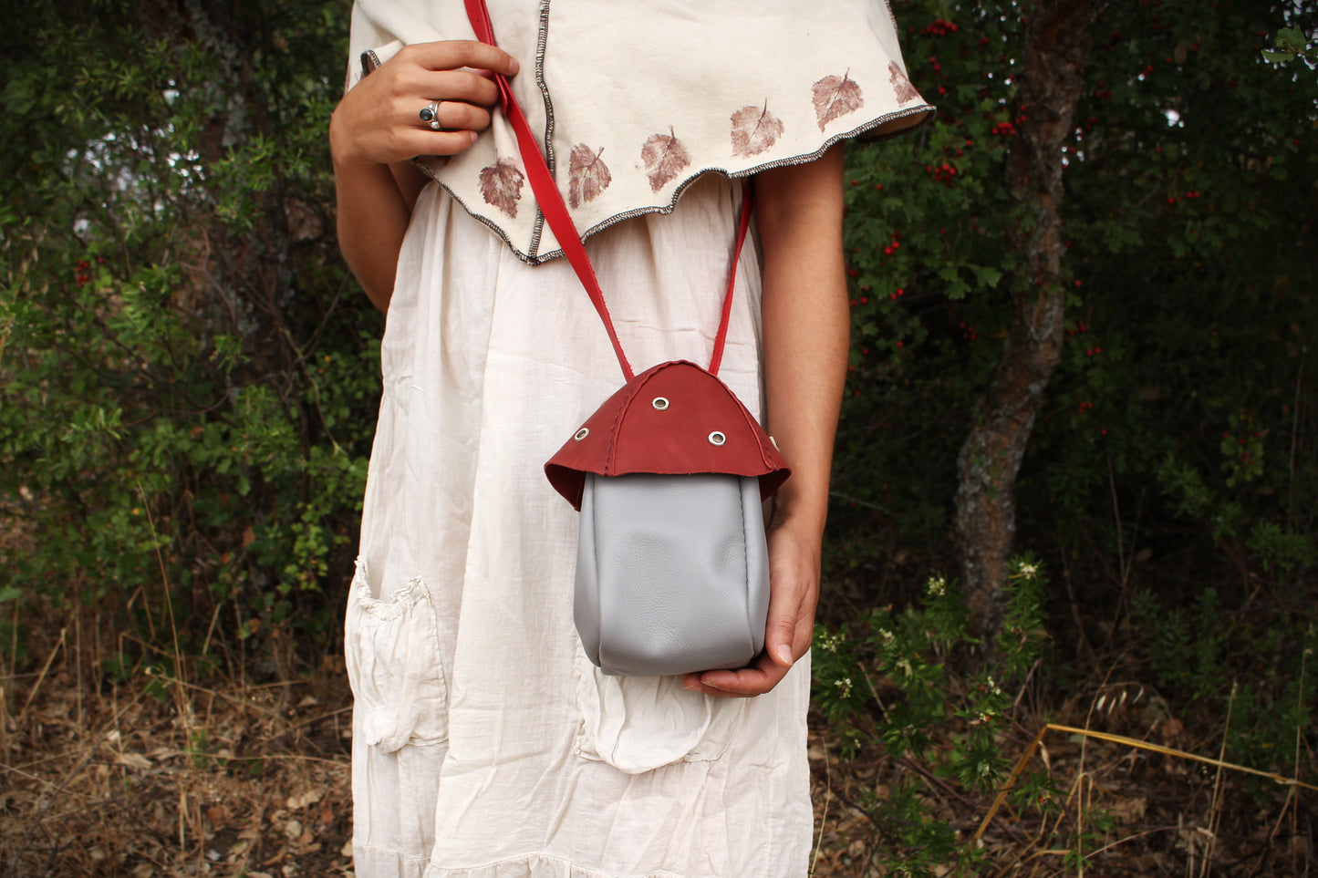 Mushroom Shoulder Purse - Mycelium Collection
