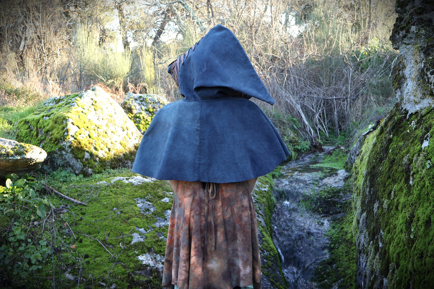 Fern Cape and Bracers Set - Size M / L / XL