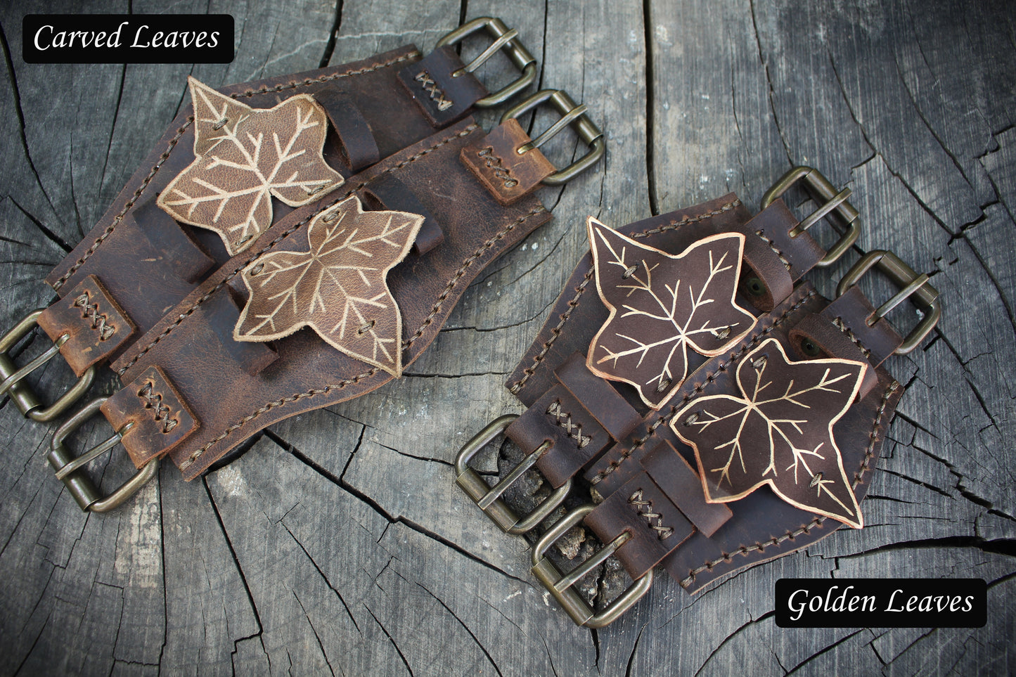 Ivy Corset and Bracers - Vintage Brown