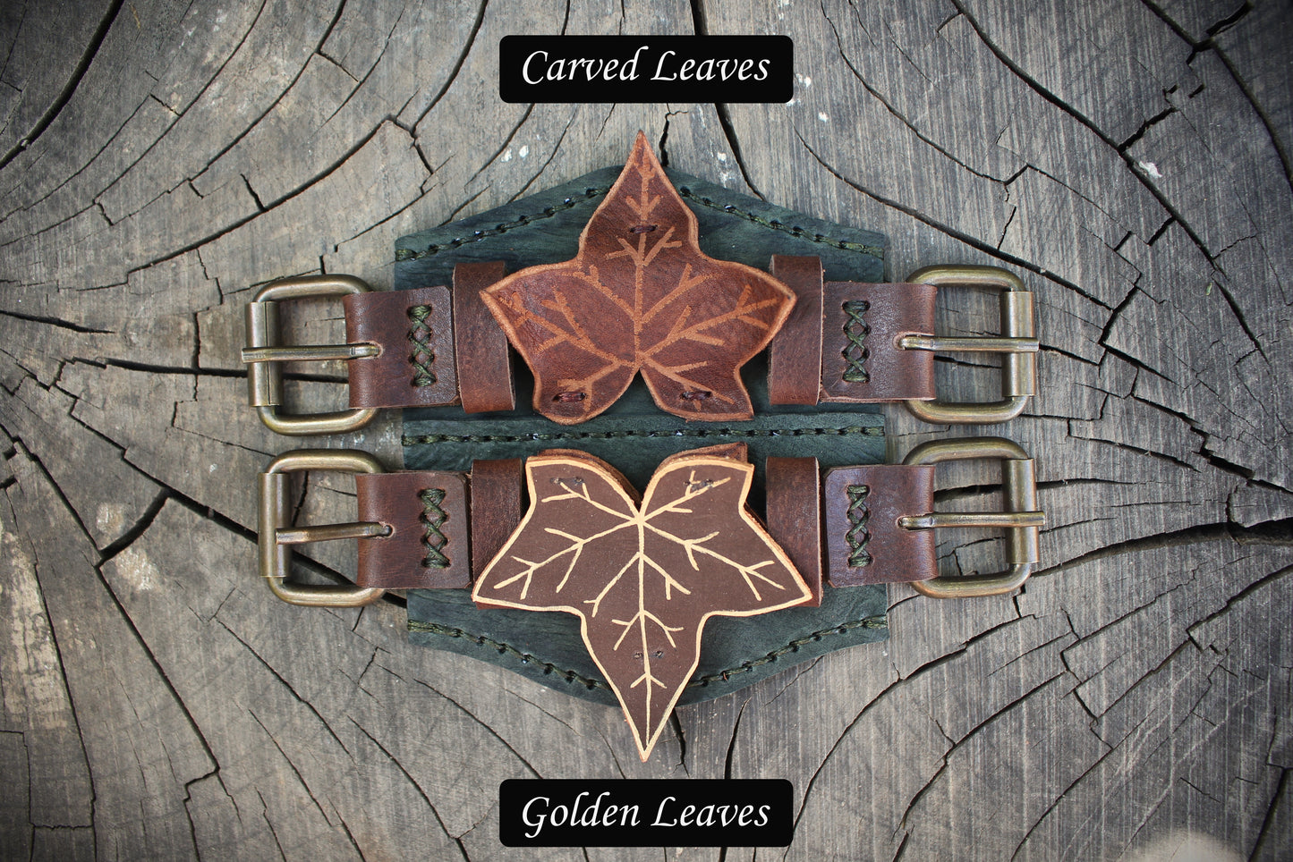 Ivy Corset and Bracers  - Deep Green