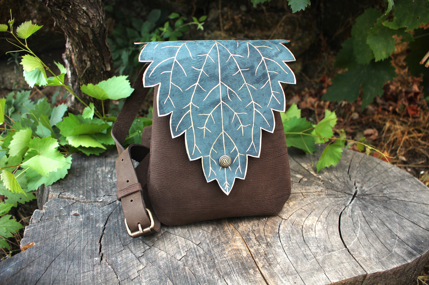 *flap & snap* - 3 in 1  Leaf Shoulder Bag