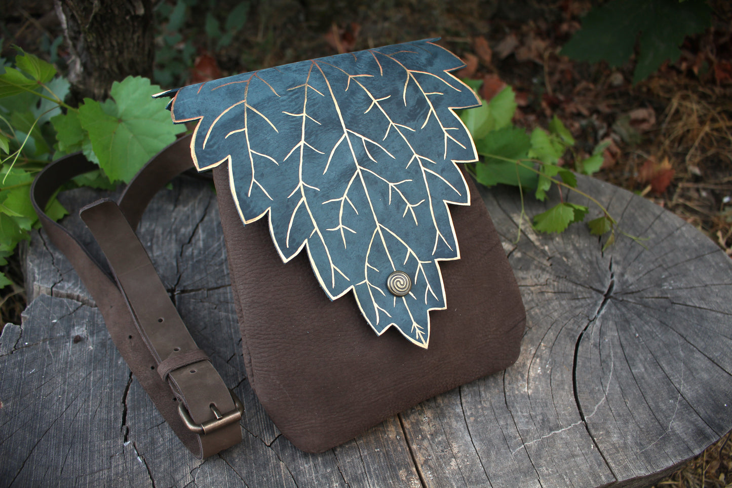 *flap & snap* - 3 in 1  Leaf Shoulder Bag