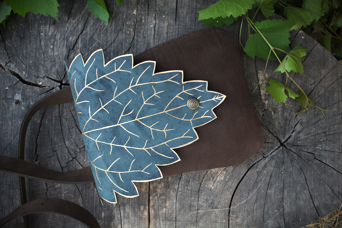 *flap & snap* - 3 in 1  Leaf Shoulder Bag