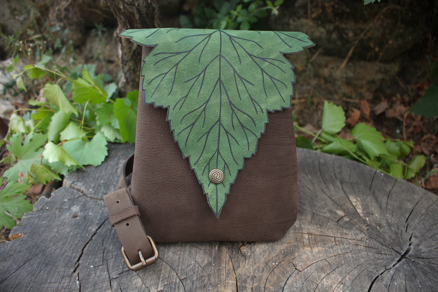 *flap & snap* - 3 in 1  Leaf Shoulder Bag