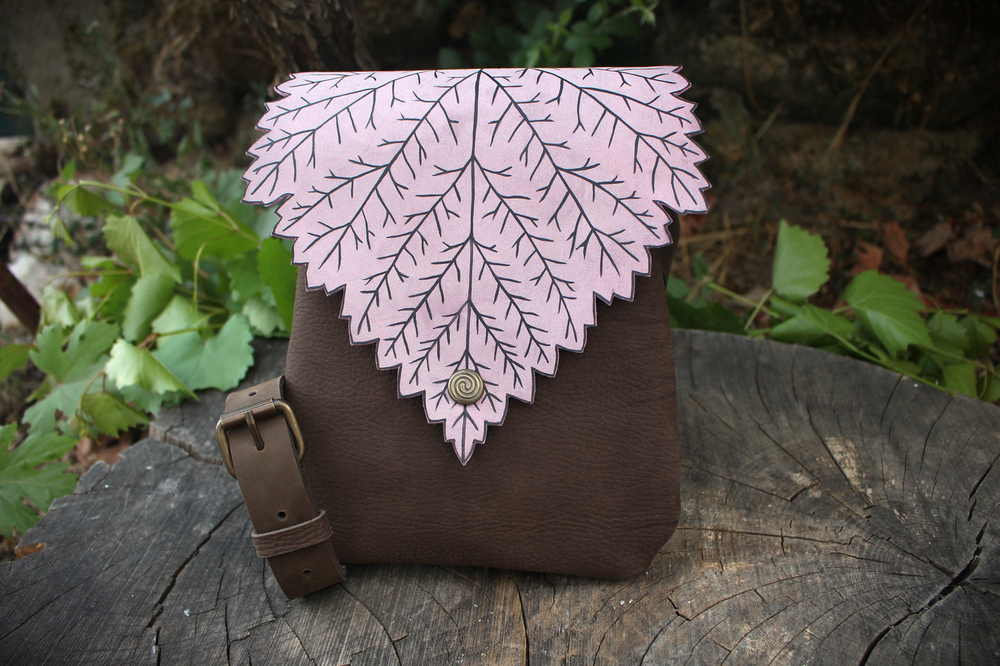 *flap & snap* - 3 in 1  Leaf Shoulder Bag