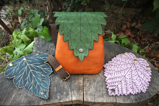 *flap & snap* - 3 in 1  Leaf Shoulder Bag