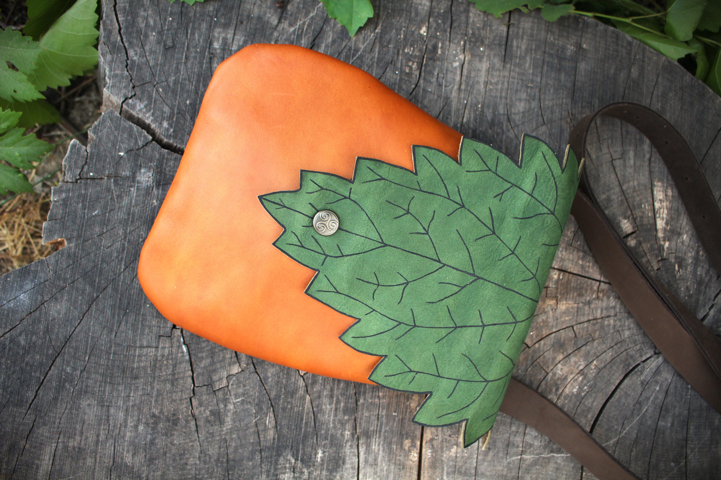*flap & snap* - 3 in 1  Leaf Shoulder Bag