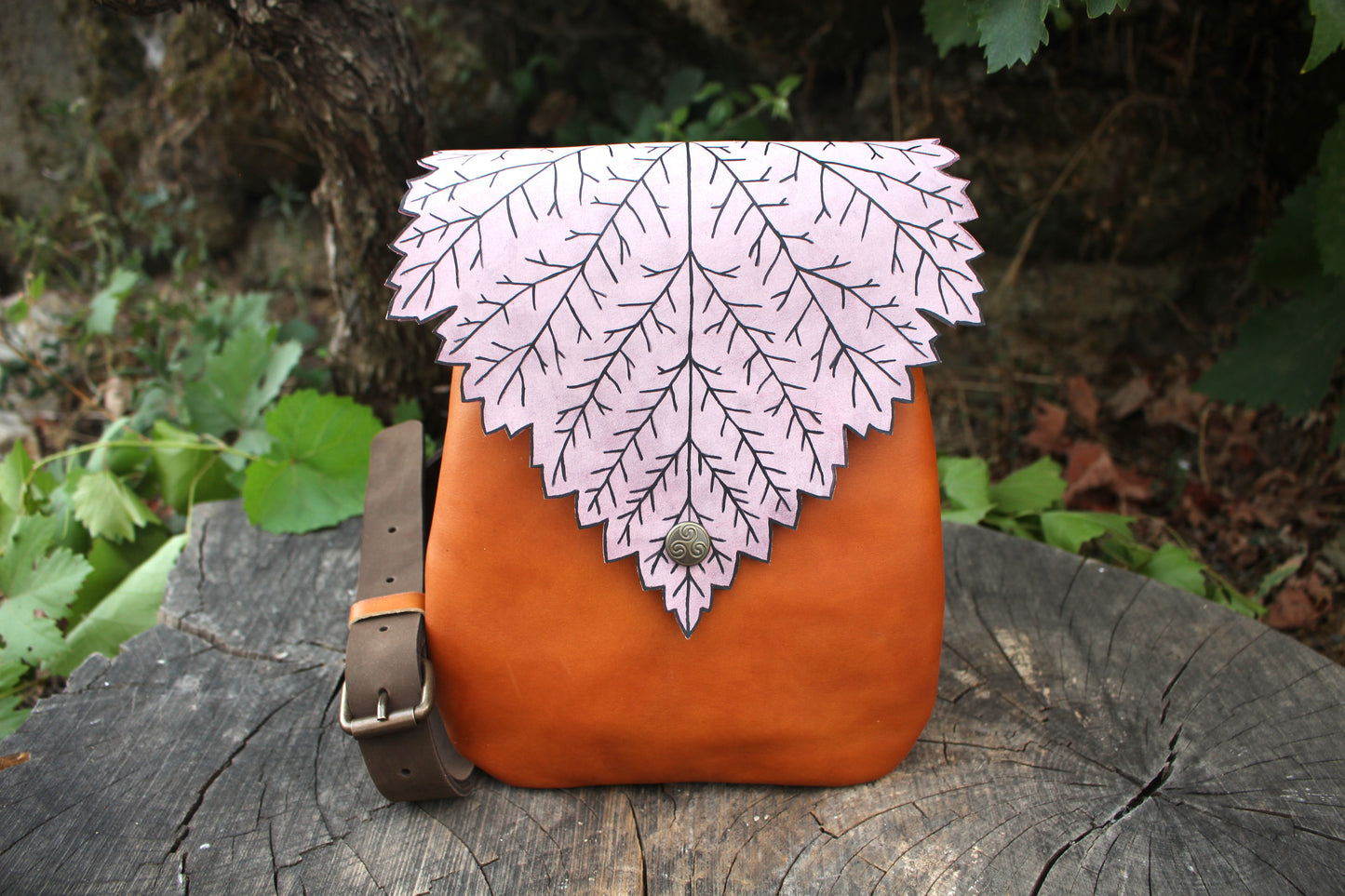 *flap & snap* - 3 in 1  Leaf Shoulder Bag