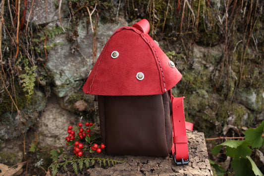 Mushroom Shoulder Purse - Mycelium Collection